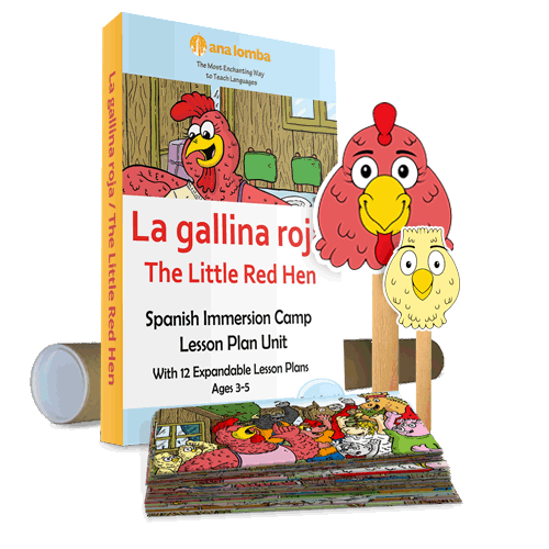 Mpressarias Curriculum: The Little Red Hen (Spanish & English)